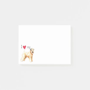 Post-it® J'aime mon Terrier blond comme les blés enduit