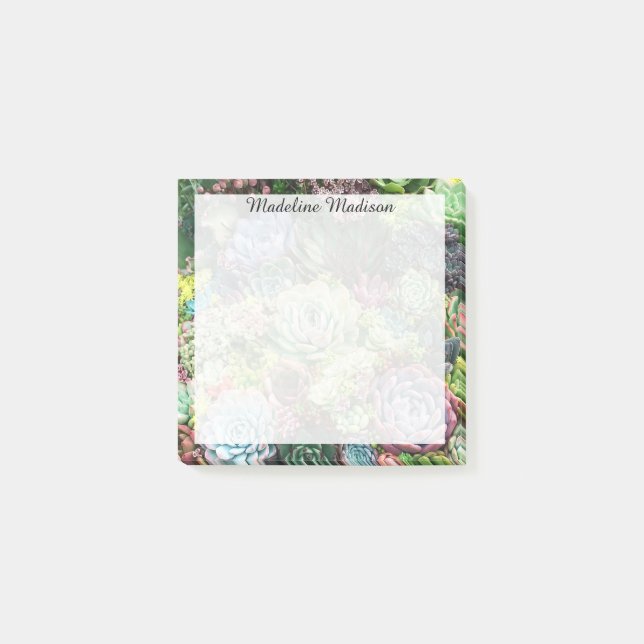 Post-it® Jardin coloré Succulent (Devant)
