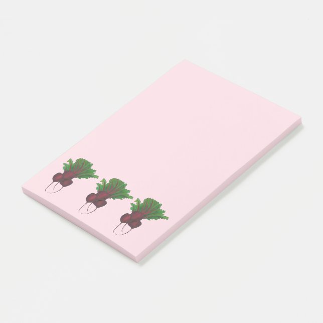 Post-it® Jardin de betteraves rouges Cuisine de betterave v (Incliné)
