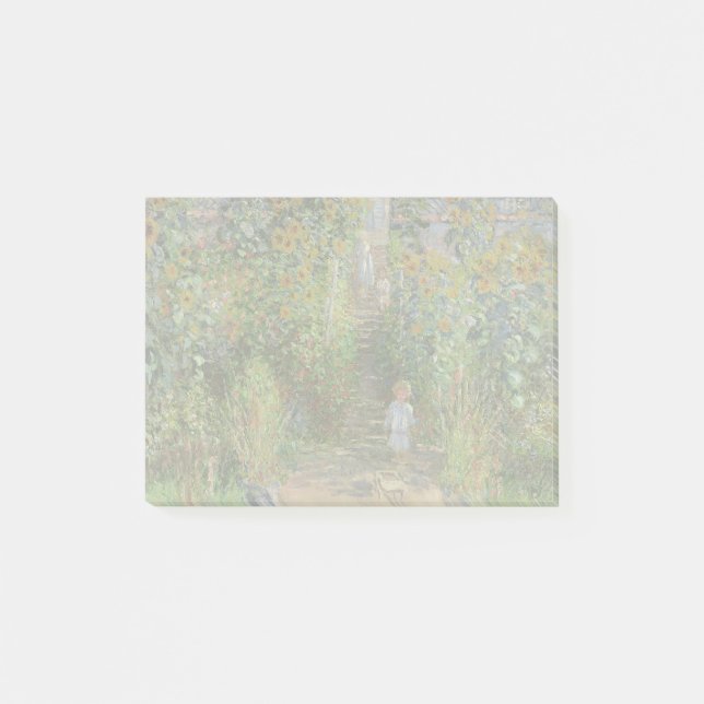 Post-it® Jardin de Monet Vetheuil Impressionim Peinture de  (Devant)
