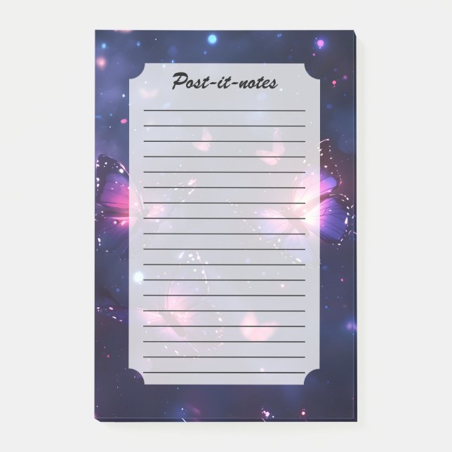 Post-it® Jardin de papillons nocturnes célestes (Devant)