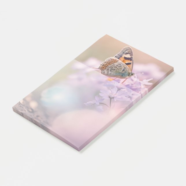 Post-it® Jardin des papillons Pastel (Incliné)