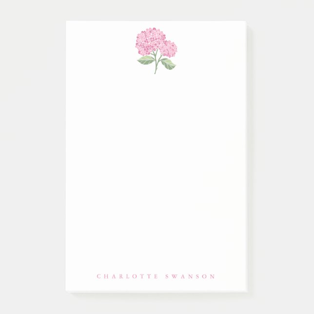 Post-it® Jardin d'hortensias (Devant)