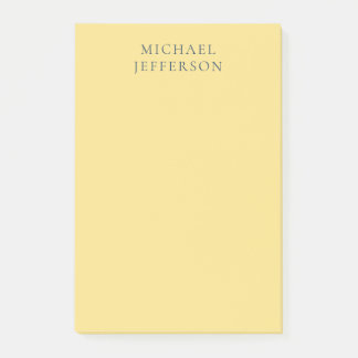 Post-it® Jasmine & Gris Ardoise Minimaliste Moderne Simple