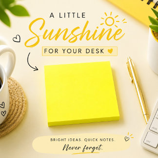 Post-it® Jaune Clair Uni