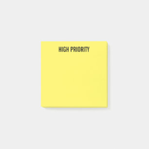 Post-it® Jaune de haute priorité pré-étiqueté