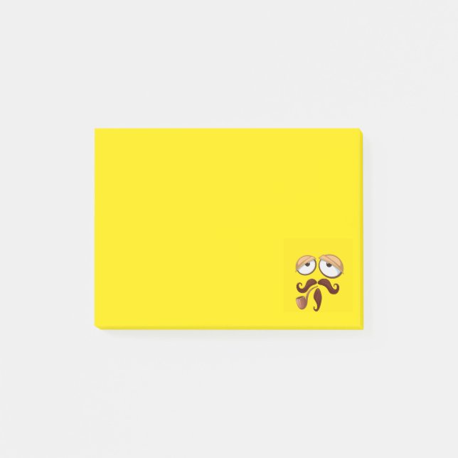 Post-it® Jaune jaune pleurant de FaceFancy de bébé (Devant)
