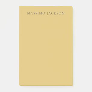 Post-it® Jaune laiton Minimaliste Moderne esthétique simple