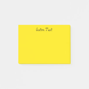 Post-it® Jaune lumineux fait sur commande