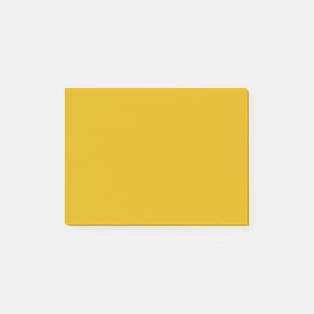 Post-it® Jaune Moutarde Uni (Devant)