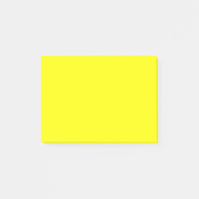 Post-it® Jaune Néon Uni (Devant)
