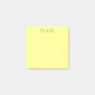 Post-it® jaune pastel