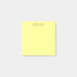 Post-it® jaune pastel