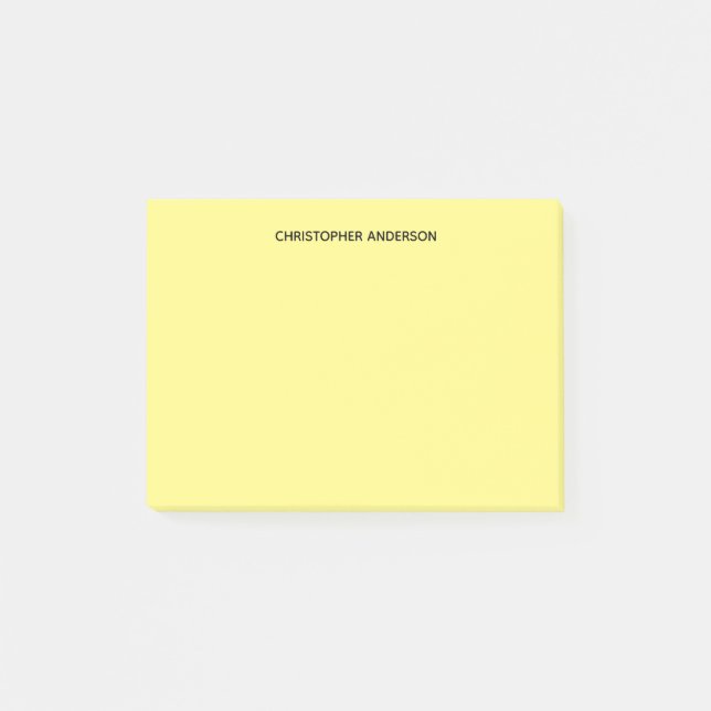 Post-it® Jaune personnalisé (Devant)