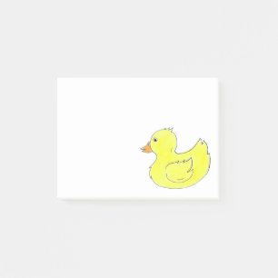 Post-it® Jaune Rubber Canard Baignoire Toilette Ducky Ducki