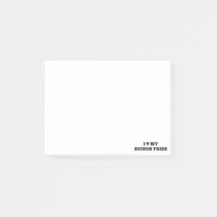 Post-it® J'Coeur Mon Bichon Frise