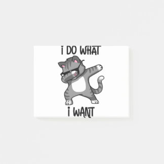 Post-it® je fais ce que je veux, propriétaire de chat