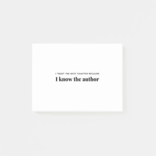 Post-it® Je fais confiance au chapitre suivant parce que je