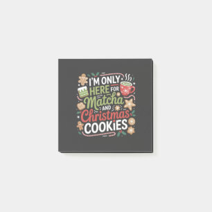 Post-it® Je ne suis ici que pour le Matcha et les biscuits