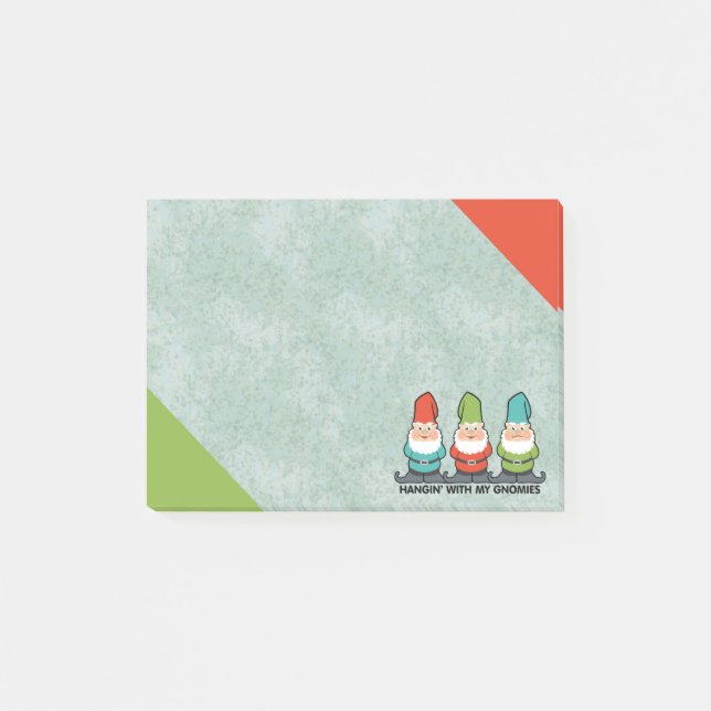 Post-it® Je Passe Avec Mes Gnomies (Devant)