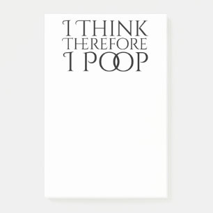 Post-it® Je Pense Donc Que Je Pose