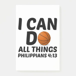 POST-IT® JE PEUX FAIRE TOUTES LES CHOSES BASKETBALL