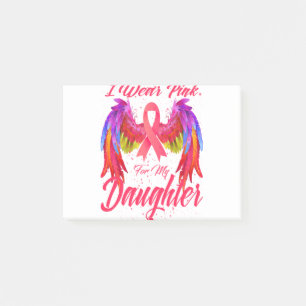 Post-it® Je Porte Du Rose Pour Les Ailes De Ma Fille Cancer