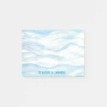 "Je préfère nager" note collante