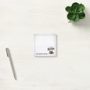 Post-it® Je serai dans le jardin, amateur de bourbon et de
