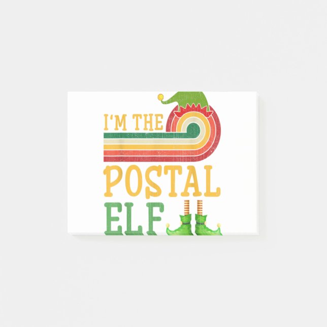 Post-it® Je suis La Postal Elf Correspondance Groupe Noël (Devant)
