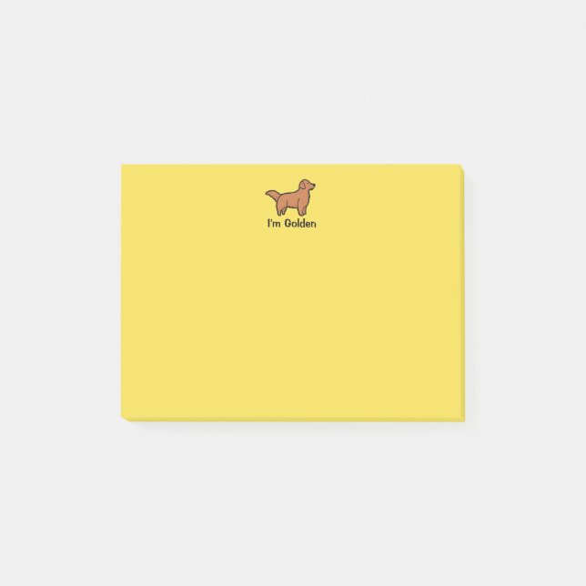 Post-it® Je suis les post-its d'or (Devant)