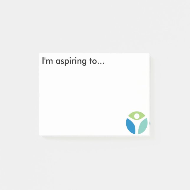 Post-it® Je suis… paquet collant aspirant de blocs-notes (Devant)