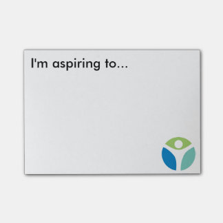 Post-it® Je suis… paquet collant aspirant de blocs-notes