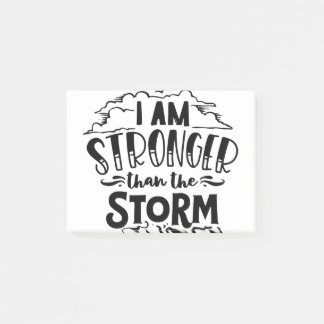 Post-it® Je Suis Plus Forte Que La Tempête