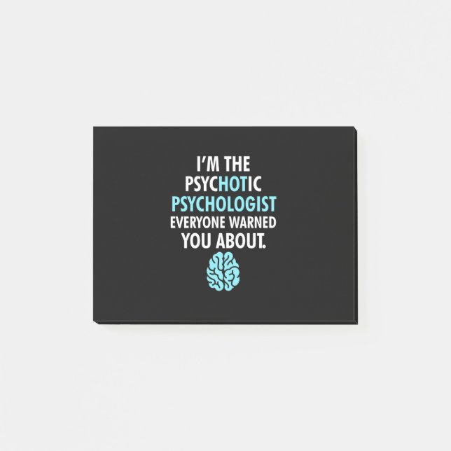 Post-it® Je Suis Psychologue Psychotique (Devant)