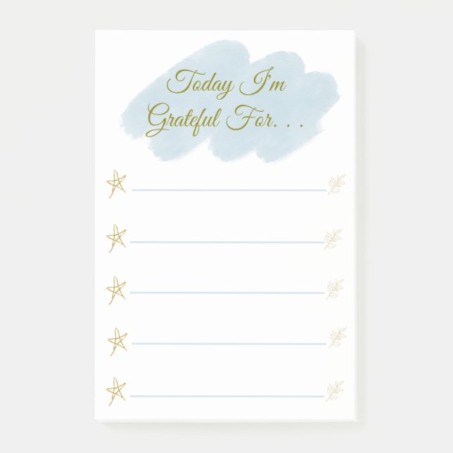 Post-it® Je suis reconnaissant pour la reconnaissance perso (Devant)