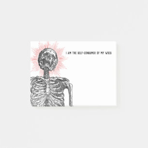 Post-it® Je suis Skeleton !