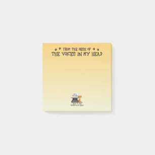 Post-it® Je suis un écrivain je parle à voix dans ma tête