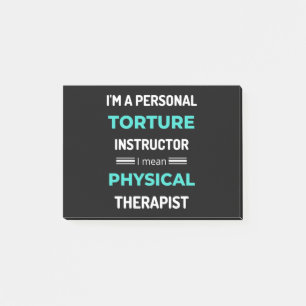 Post-it® Je suis un instructeur de torture personnel Je veu