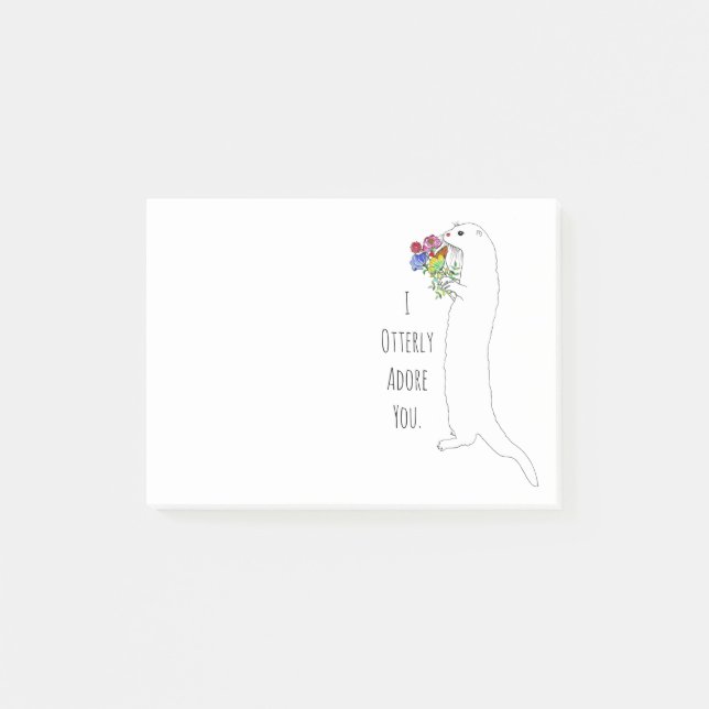 Post-it® Je T'Adore Otterly (Devant)