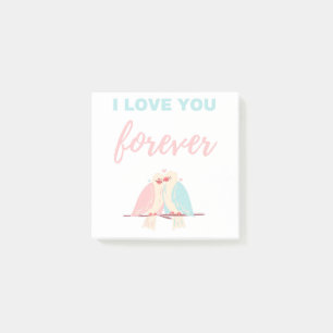 Post-it® Je T'Aime Toujours Blanc
