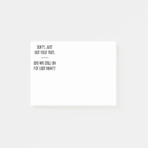 Post-it® Je viens de recevoir votre texte