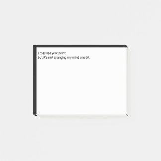 Post-it® Je vois peut-être votre point de vue, mais ça ne c