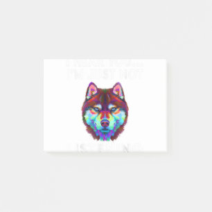 Post-it® Je vous entends Je n'écoute pas Sibérien Husky L