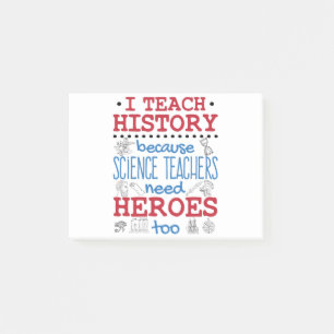 Post-it® J'enseigne l'histoire Études sociales Professeurs