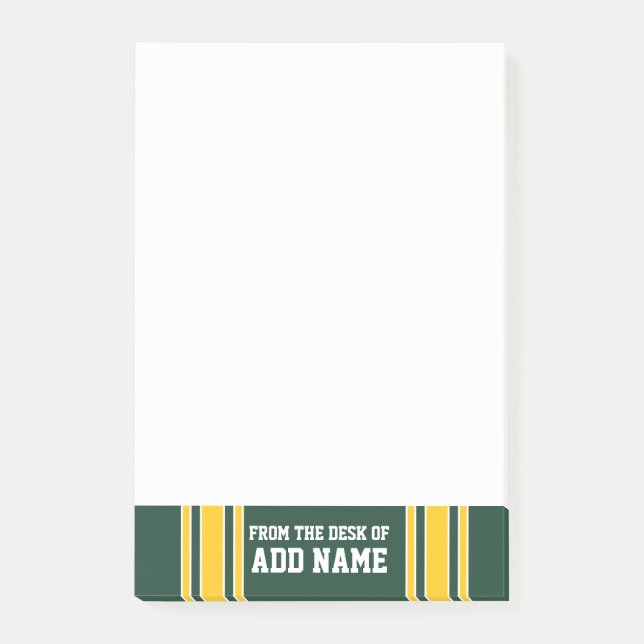 Post-it® Jersey de football avec un nom personnalisé (Devant)