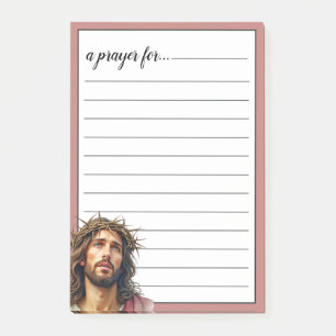 Post-it® Jésus Couronne d'Épines Salle de Prière de Guerre