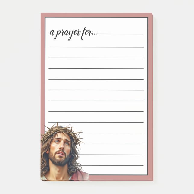 Post-it® Jesus Crown of Thorns War Room Prayer (Devant)