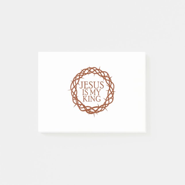 Post-it® Jésus est mon roi (Devant)