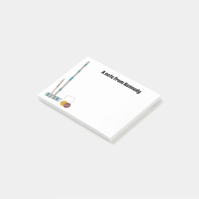 Post-it® Jeu de Croquet, Jeux de pelouse personnalisée (Incliné)